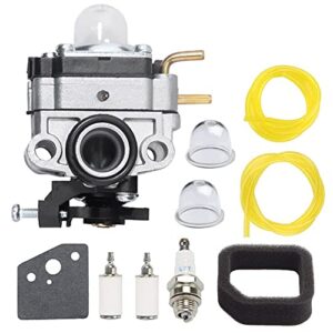 753-06258A Carburetor for Ryobi RY252CS RY253SS RY251PH RY254BC 2 Cycle 25cc Gas String Trimmer Craftsman MTD Cultivator Edger Engine Carb with Air Filter Tune-Up Kit