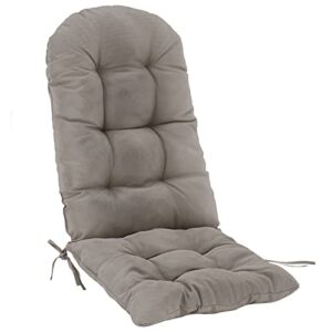 kisun adirondack/rocking chair cushion, waterproof, weather-resistant, terrace, doorway, leisure relaxation (brown)