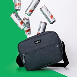 PackIt PKO-ZU-CCS Freezable Zuma Cooler, Bag, City Charcoal