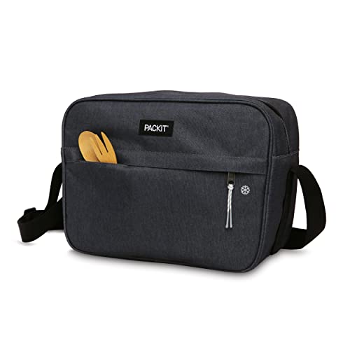 PackIt PKO-ZU-CCS Freezable Zuma Cooler, Bag, City Charcoal