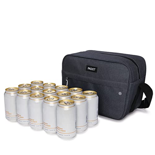 PackIt PKO-ZU-CCS Freezable Zuma Cooler, Bag, City Charcoal