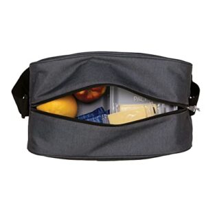 PackIt PKO-ZU-CCS Freezable Zuma Cooler, Bag, City Charcoal