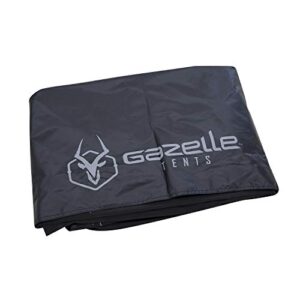 gazelle tents™, g5 5-sided gazebo footprint, 300d, waterproof ground tarp, 5 tack down stakes, ga107
