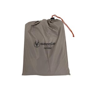 Gazelle Tents™, G5 5-Sided Gazebo Footprint, 300D, Waterproof Ground Tarp, 5 Tack Down Stakes, GA107