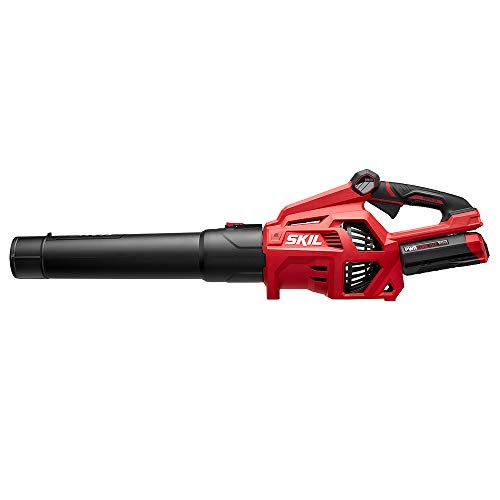 SKIL PWR CORE 40 Brushless 40V 500 CFM Cordless Leaf Blower Kit, Variable Spped with Power Boost, Includes 2.5Ah Battery and Auto PWR JUMP Charger - BL4713-10