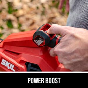 SKIL PWR CORE 40 Brushless 40V 500 CFM Cordless Leaf Blower Kit, Variable Spped with Power Boost, Includes 2.5Ah Battery and Auto PWR JUMP Charger - BL4713-10