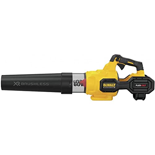 DEWALT 60V MAX* FLEXVOLT Leaf Blower, Cordless, Handheld, 125-MPH, 600-CFM, Tool Only (DCBL772B)