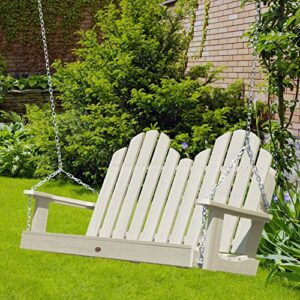 highwood AD-SW1CW52-WAE Classic Westport Porch Swing, 4 Feet, Whitewash