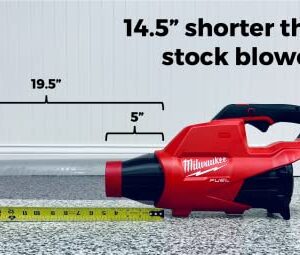 Stubby Nozzle Co. STUBBY Car Drying Nozzle for Milwaukee M18 Fuel Single Battery Leaf Blowers (2724-20 and 2728-20)