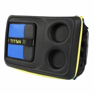 titan 50-can collapsible cooler blue