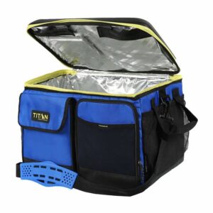 Titan 50-Can Collapsible Cooler Blue