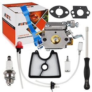 huztl 590460102 carburetor for husqvarna 125b 125bx 125bvx leaf blower parts c1q-w37 carb air filter fuel line kit