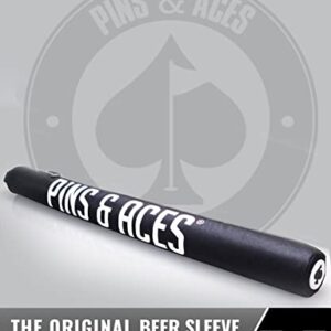 Pins & Aces Beer Sleeve 7-Can Insulated Cooler Sleeve - Stores Up to 7 Cans Discreetly in Your Golf Bag - Keeps Canned Beverages Cold While On The Golf Course - Fits in Most Golf Bags Styles & Types