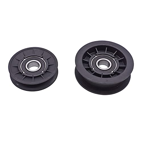 V-Idler Pulley & Flat Pulley Kit GX20286 GX20287 Replacement for John Deere 102 105 108 125 145 7760