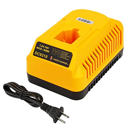 energup DC9310 Fast Battery Charger for Dewalt 7.2V-18V XRP NI-CD NI-MH Battery DC9096 DC9098 DC9099 DC9091 DC9071 DE9057 DW9096 DW9094 DW9072