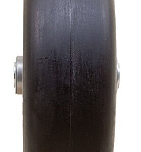 Marathon 9x3.50-4" Flat Free Lawnmower Tire on Wheel, 4" Centered Hub, 3/4" Bushings