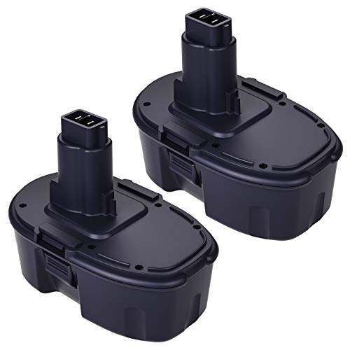 2-Pack 18V 3.6Ah DC9098 DC9099 Replacement Battery for Dewalt 18V Battery DC9096 DC9098 DC9099 DW9095 DW9096 DW9098 DE9038 Compatible with Dewalt 18 Volt Battery Tools Drills Drivers Impact Wrench