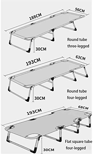 XZGDEN Lightweight Folding Lounger Chairs Portable Metal Sunbed Household Office Garden Patio Beach Outdoor Lounger Chairs-4