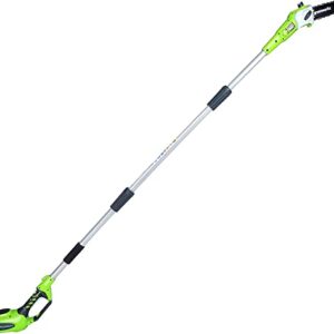 Greenworks 40V 8-Inch Cordless Pole Saw, Battery and Charger Not Included, 20302