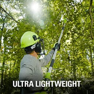 Greenworks 40V 8-Inch Cordless Pole Saw, Battery and Charger Not Included, 20302