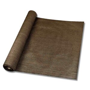 TANG Sunshades Depot 8'x15' Shade Cloth 180 GSM HDPE Brown Fabric Roll Up to 95% Blockage U*V Mesh Net for Outdoor Backyard Garden Plant Barn Greenhouse