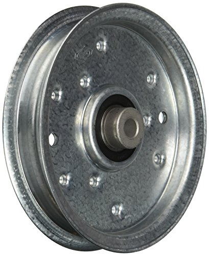 MaxPower 332511B Flat Idler Pulley for MTD, Cub Cadet, Troy-Bilt, Replaces OEM no. 956-04129, 753-08171, 756-04129, Silver