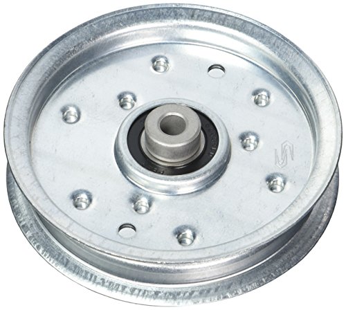 MaxPower 332511B Flat Idler Pulley for MTD, Cub Cadet, Troy-Bilt, Replaces OEM no. 956-04129, 753-08171, 756-04129, Silver