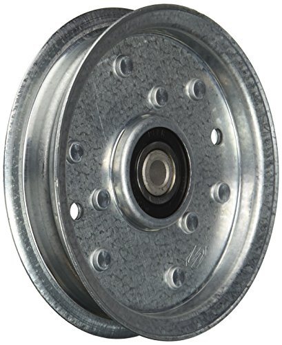 MaxPower 332511B Flat Idler Pulley for MTD, Cub Cadet, Troy-Bilt, Replaces OEM no. 956-04129, 753-08171, 756-04129, Silver