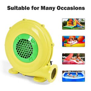 Costzon Air Blower, 480W Bounce House Blower, Pump Fan Commercial Inflatable Bouncer Blower, Air Blower for Inflatables, Perfect for Inflatable Bounce House, Waterslide, Bouncy Castle (480 Watt 0.6HP)