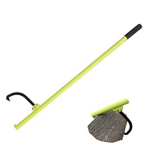 oaolowf cant hook/steel cant hook logging tool log roller tool – retractable 15 inch opening felling log roller tool (cant hook 59″)