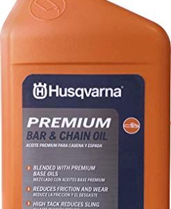 Husqvarna X-Guard Premium All Season Mineral Bar and Chain Oil, Chainsaw Oil for Superior Cutting Equipment Protection in All Conditions, 1 Quart Bottle