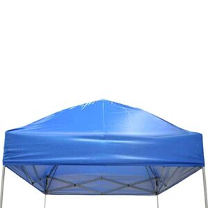 impact canopy 021400003 impact quest, fits 10′ x 10′ slant leg pop up, blue replacement canopy top