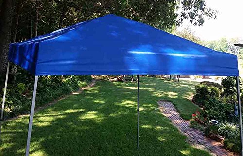 IMPACT CANOPY 021400003 Impact Quest, Fits 10' x 10' Slant Leg Pop Up, Blue Replacement Canopy Top