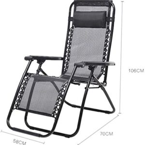 XZGDEN Lightweight Folding Deck Chair Zero Gravity Chair Patio Lounge Recliners Adjustable Folding for Pool Side Outdoor Yard Beach One Size Sun Lounger Garden Chairs (Color, Size : One Size)