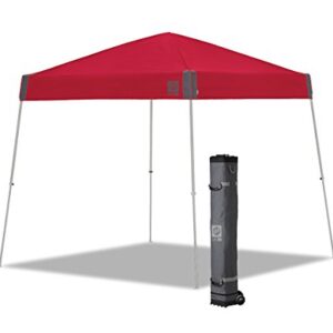 E-Z UP Sprint Instant Shelter Canopy, 12' x 12', Wide-Trax Roller Bag and Clear Span Center, Punch