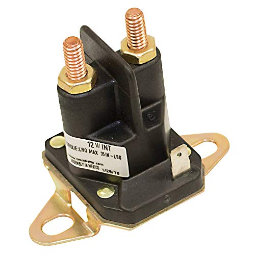 Stens New Starter Solenoid 435-700 Compatible with Husqvarna Most Riders and Zero Turn mowers 539101714