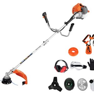 PROYAMA 42.7cc Gas Weed Wacker, 3 in 1 Weed Eater Gas Powered, Brush Cutter and Gas String Trimmer 2-Cycle Extreme Duty, Grass Trimmer 2023 Upgraded