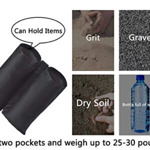 ZFZGFRCS Gazebo Weight Bags, Pop-up Canopy Weights Foot Bag, Heavy-Duty Sandbag Weight Bags for Pop up Canopy Tent Weighted Feet Bag (4 Pack sandbag). (4 Packs)