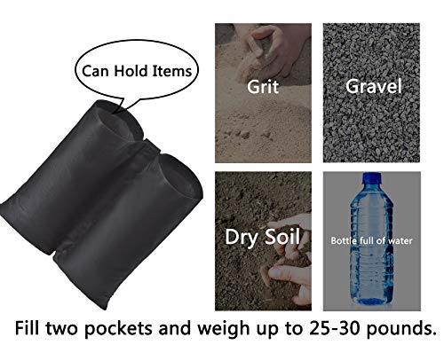 ZFZGFRCS Gazebo Weight Bags, Pop-up Canopy Weights Foot Bag, Heavy-Duty Sandbag Weight Bags for Pop up Canopy Tent Weighted Feet Bag (4 Pack sandbag). (4 Packs)