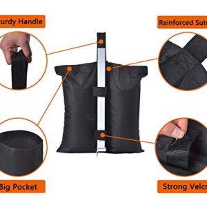 ZFZGFRCS Gazebo Weight Bags, Pop-up Canopy Weights Foot Bag, Heavy-Duty Sandbag Weight Bags for Pop up Canopy Tent Weighted Feet Bag (4 Pack sandbag). (4 Packs)