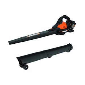 worx 40v 4.0ah cordless leaf blower/vac/mulcher power share – wg583 (batteries & charger included)