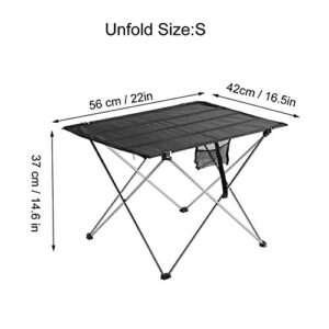 Simlug Picnic Table Portable Folding Cloth Desktop for BBQ Grill Outdoor Camping (S)