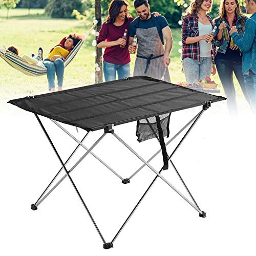 Simlug Picnic Table Portable Folding Cloth Desktop for BBQ Grill Outdoor Camping (S)