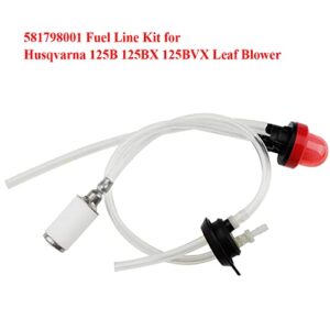 Huztl 125BV Carburetor Kit for Husqvarna 125B Handheld Leaf Blower 590460102