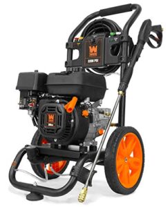 wen pw3200 gas-powered 3200 psi 208cc pressure washer, carb compliant, black