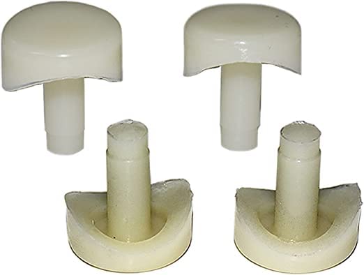 3/4" Coved Stem Bumper Fits Into 1/4" Inch Round Hole Patio Outdoor Furniture Chairs Protectors Pack of 16 PCS