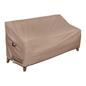 ultcover waterproof outdoor sofa cover – durable patio bench covers 58w x 28d x 35h inch