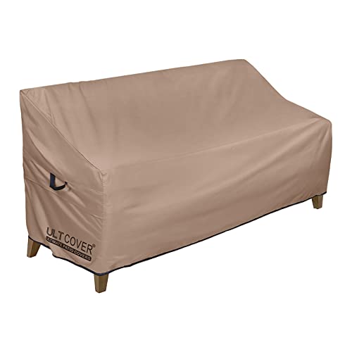 ULTCOVER Waterproof Outdoor Sofa Cover - Durable Patio Bench Covers 58W x 28D x 35H inch