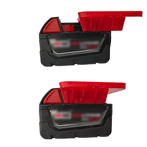 UOSXVC 5Packs Battery Holders for Milwaukee 18V Mount Fit for M18 Battery