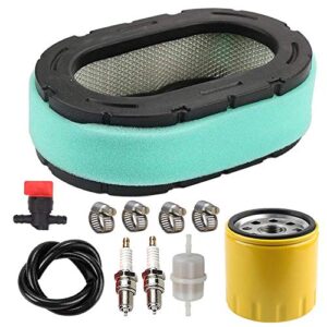 32-083-09-s air filter with 52 050 02-s oil filter spark plug tune up kit compatible with kohler 32 083 09 32 883 09-s1 kt610 kt620 kt715 kt725 kt730 kt735 kt740 kt745 19hp-26hp engine mtd lawn mower